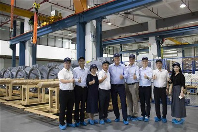 ABB Global CEO iżur Ciittoservo Factory f'Xiamen